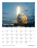 February 2003 Calendar #2