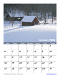 January 2004 Calendar #7