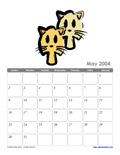 May 2004 Calendar #1